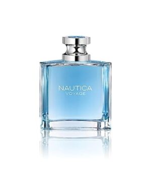 Nautica Voyage Eau De Toilette, Cologne and Fragrance For Men, Fresh, Romantic, Fruity Scent Woody, Aquatic Notes of Apple, Water Lotus, Cedarwood, and Musk Ideal Day Wear, Long Lasting 3.3Fl oz