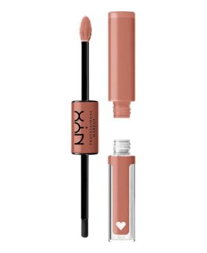 NYX PROFESSIONAL MAKEUP Shine Loud, Long-Lasting Liquid Lipstick with Clear Lip Gloss - Global Citizen (Medium Neutral Nude)