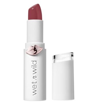 wet n wild Mega Last High-Shine Lipstick Lip Color, Infused with Seed Oils For a Nourishing High-Shine, Buildable & Blendable Creamy Color, Cruelty-Free & Vegan - Rosé And Slay