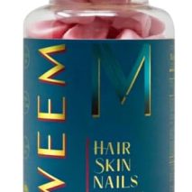 WEEM Hair Skin and Nails Gummies - Supports Healthy Hair - Vegan biotin Vitamins for Women & Men Supports Faster Hair Growth, Stronger Nails, Healthy Skin, Extra Strength (1)