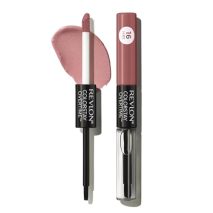 Revlon Liquid Lipstick with Clear Lip Gloss, ColorStay Overtime Lipcolor, Dual Ended with Vitamin E, 340 Eternally Tan, 0.07 Fl Oz