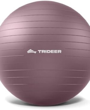 Trideer Exercise Ball Yoga Ball,Office Seating & Balance Ball Chair, Stability Ball for Pilates, Physical Therapy,Core Training & Balance Improvement & Stretching