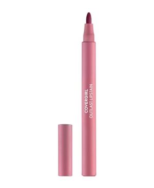 Covergirl Outlast Lipstain, 20 Admire, Smooth Application, Precise Pen-Like Tip, Transfer-Proof, Satin Stained Finish, Vegan Formula, 0.06oz