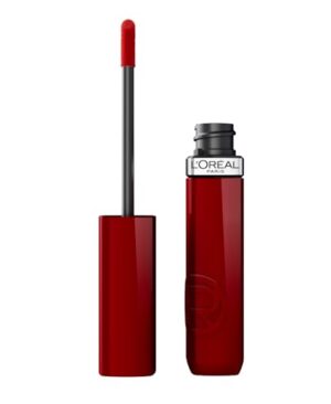 L'Oreal Paris Infallible Lacque Resistance Liquid Lipstick, 16HR Long Lasting Lip Makeup with Lacquer-Like Shine and Zero Transfer, 520, Berry Bordeaux
