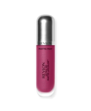 REVLON Ultra HD Matte Lipcolor, Velvety Lightweight Matte Liquid Lipstick in Pink, Addiction (610), 0.2 oz
