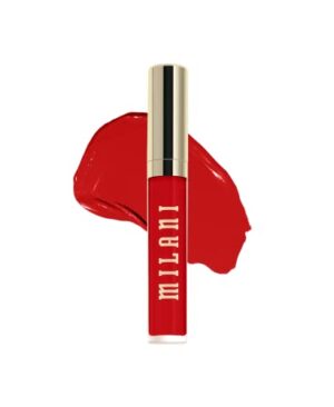 Milani Stay Put Longwear Liquid Lipstick - Smudge-Proof, Kiss-Proof, and Fade-Resistant Formula for All-Day Wear - Red Flag