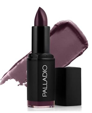 Palladio Herbal Matte Lipstick, Creamy and Full Coverage Long Lasting Matte Lipstick, Darling Damask