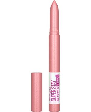 Maybelline New York Super Stay Ink Crayon Matte Longwear Lipstick Makeup, Long Lasting Matte Lipstick with Built-In Sharpener, Limited Edition Birthday Collection, Piece of Cake, 0.04 oz