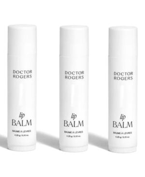 Doctor Rogers Lip Balm, Ultra Hydrating Lip Treatment, Clean Fragrance-free Lip Moisturizer for Soft Lips, Hypoallergenic, 0.15oz (4.25g), Pack of 3 Tubes