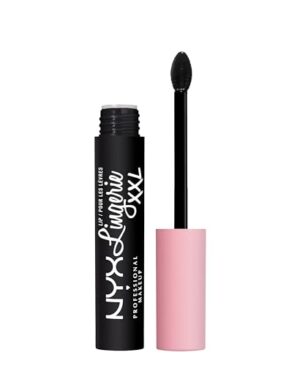 NYX PROFESSIONAL MAKEUP Lip Lingerie XXL Matte Liquid Lipstick - Naughty Noir (Black)