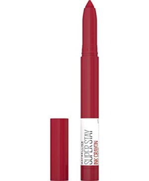 Maybelline New York Maybelline Super Stay Ink Crayon Matte Longwear Lipstick Makeup, Check Yourself, 0.04 Ounce ., 125 Check Yourself, 0.04 ounces (Pack of 2)