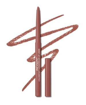 Revlon Colorstay Lip Liner Makeup with Built-in-Sharpener, Longwear Rich Colors, Smooth Application, 630 Nude, 0.01 oz