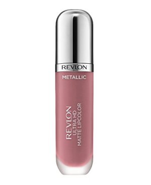 Revlon Ultra HD Metallic Matte Liquid Lipcolor, Liquid Lipstick, Glam