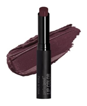 wet n wild Perfect Pout Lipstick, Dark Red My Blackberry Broke, Vegan | Gluten-Free | Cruelty-Free | Lip Color, Lip Color