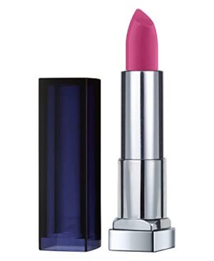 Maybelline New York Color Sensational Pink Lipstick Matte Lipstick, Fiery Fuchsia, 0.15 Ounce, Pack of 1