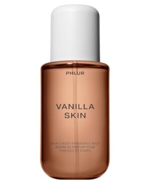 PHLUR Vanilla Skin Body Mist, 8 Fl Oz - Hair and Body Perfume for Women, Vanilla Perfume Body Spray with Pink Pepper, Cashmere Wood & Sandalwood Fragrance