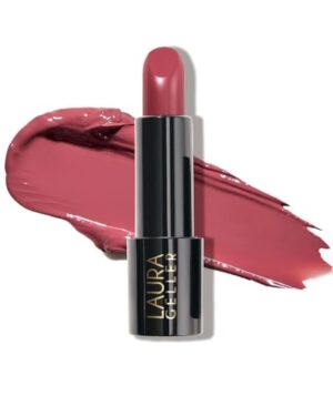 LAURA GELLER NEW YORK Modern Classic Lipstick - Real Rosy - Ultra-Rich Color - Luxurious and Lightweight - Cream Finish