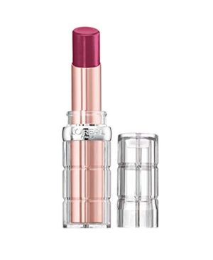 L'Oreal Paris Makeup Colour Riche Plump and Shine Lipstick, for Glossy, Radiant, Visibly Fuller Lips with an All-Day Moisturized Feel, Wild Fig Plump, 0.1 oz.