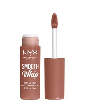 NYX PROFESSIONAL MAKEUP Smooth Whip Matte Lip Cream, Long Lasting, Moisturizing, Vegan Liquid Lipstick - Pancake Stacks (Cool Beige Nude)