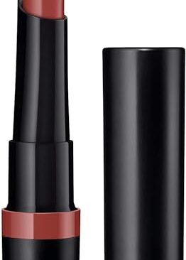 Rimmel Lasting Finish Matte Lipstick - All-Day Intense Lip Color with Exclusive Ruby and Diamond Complex - 180 Blushed Pink, .14oz