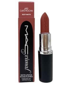 MAC Cosmetics M.A.Cximal Matte Lipstick - 683 Cafe Mocha (Mauvey pinky nude) 0.12 oz / 3.5g