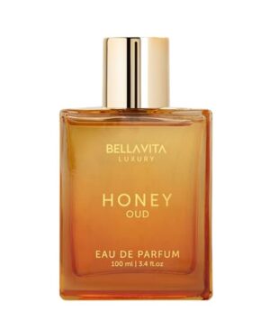Bellavita Luxury Honey Oud Eau de Parfum | 100 ml (3.4 fl.oz.) | Perfume for Men and Women | Sweet Honey, Bergamot, Oud, and Amber Notes | Women's Day Special
