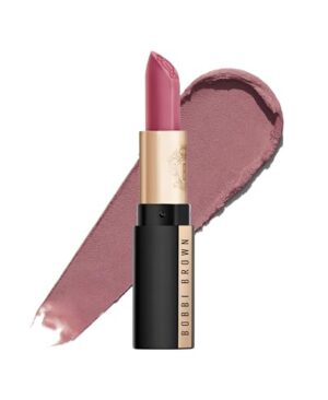 Bobbi Brown Luxe Cashmere Matte Lipstick | Non-Drying, Hydrating, Ultra-Matte Finish | Yellow Flower Complex, 0.12 Ounce
