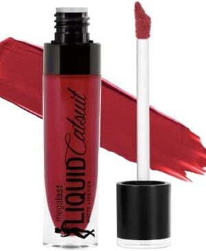 wet n wild Megalast Catsuit Matte Liquid Lipstick, Red Missy & Fierce | Lip Color Makeup | Moisturizing | Creamy | Smudge Proof