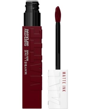 Maybelline Super Stay Matte Ink Liquid Lipstick Makeup, Long Lasting High Impact Color, Up to 16H Wear, Composer, Cherry Brown, 1 Count, Packaging May Vary
