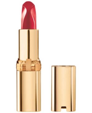 L'Oreal Paris Colour Riche Red Lipstick, Long Lasting, Satin Finish Smudge Proof Lipstick with Hydrating Argan Oil & Vitamin E, Reds of Worth, Successful Red, 0.13 Oz