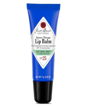 Jack Black Intense Therapy Lip Balm, 0.25-Oz. – SPF 25 Sun Protection, Lip Moisturizer, Hydrating Lip Balm with SPF, Lip Sunscreen