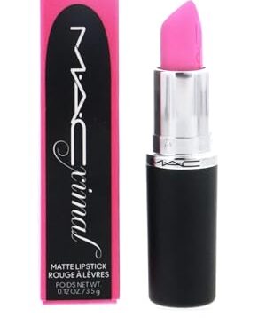 MAC M·A·CXIMAL Silky Matte Lipstick, Candy Yum Yum, 0.1 Ounces, Pink