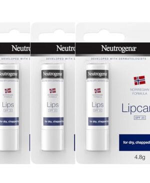 Neutrogena Lipcare Stick Norwegian Formula, for Dry and Chapped Lips, SPF 20 Lip Care.16 Ounces, Pack of 3