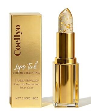PIN&WEI 2026 Color Changing Lipstick for Older Women, Ph Adjusting Clear Lip Gloss, Transferproof Color Lipstick, Long-Lasting Hydration Without Stripping, Deep Nourishment (1pc)