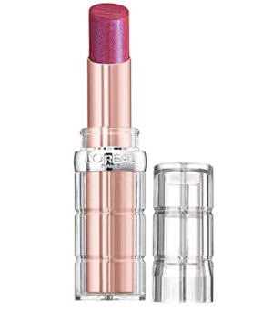 L’Oréal Paris Makeup Colour Riche Plump and Shine Lipstick, for Glossy, Radiant, Visibly Fuller Lips with an All-Day Moisturized Feel, Mulberry Plump, 0.1 oz.