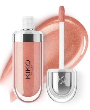 Kiko Milano 3D Hydra Lip Gloss – High Shine, Hydrating, Plumping, Non-Sticky, Moisturizing Lip Makeup – 19 Cream Cashmere – 6.5ml