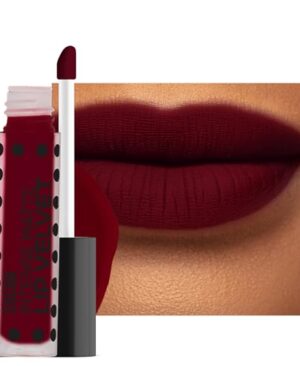 Sacha Cosmetics Intense Matte Lip Velvet Liquid Lipstick, Long-Lasting Velvet Matte Finish, 0.2 fl.oz Hang Over Red