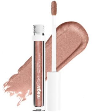 wet n wild MegaSlicks Lip Gloss, Ultra-Glossy, Vitamin-E Enriched, Ultra-Gloss High Shine Moisturizing, Cruelty-Free & Vegan - Bronzed Berry