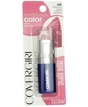 COVERGIRL Continuous Color Lipstick Midnight Mauve 540, .13 oz (packaging may vary)