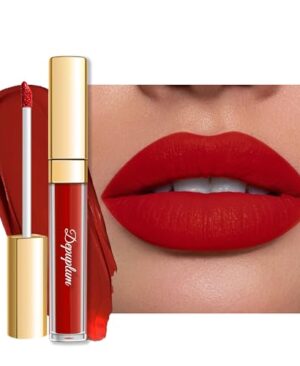 Depuplum Red Lipstick Matte for Women Color Stay Long Lasting Lipstick Smudgeproof Liquid Lipsticks Cruelty Free Lip Color for Mother's Day,DM05 Dragon Girl