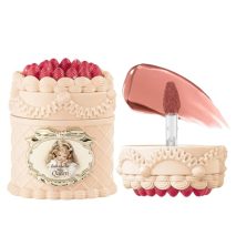 Strawberry Cream Cake Lip Stain, Blurring Tint Matte Mousse Lipstick, Long-Lasting Blur Lip Lines, Hydrating Smudge-Proof & Non-Craked Lip Makeup, 01# Warm Mocha