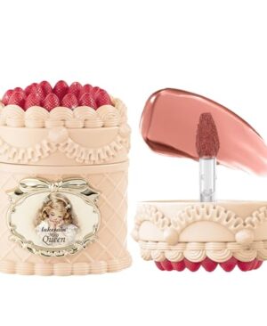 Strawberry Cream Cake Lip Stain, Blurring Tint Matte Mousse Lipstick, Long-Lasting Blur Lip Lines, Hydrating Smudge-Proof & Non-Craked Lip Makeup, 01# Warm Mocha