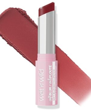 wet n wild Soft Blur Matte Lipstick, Velvety Semi-Sheer Buildable & Blendable Non-Drying Formula, Comfortable Wear, Vegan & Cruelty-Free - I'm Shy