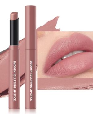 Velvet Matte Lipstick, Long Lasting Waterproof Non Transfer, Moisturizing Non-Drying Fog Lipstick for All Skin Tones Daily Makeup 01
