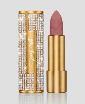 Dolly Beauty Heaven's Kiss Lipstick - Hydrating, Lightweight Pigmented Women's Lipstick - Vegan & Paraben Free - Satin Finish - Rosebud