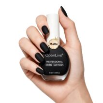 OpenLive 16.5ml Black Matte Nail Polish Large Volume Quick Dry Nail Polish