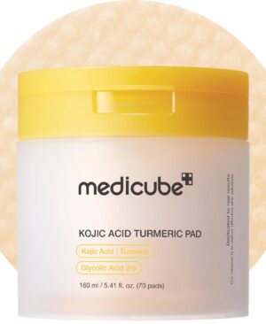 medicube Toner Pads Kojic Acid Turmeric Clarifying Pad for Troubled Skin