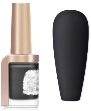 Black Matte Nail Polish, Air Quick Dry Nail Lacquer