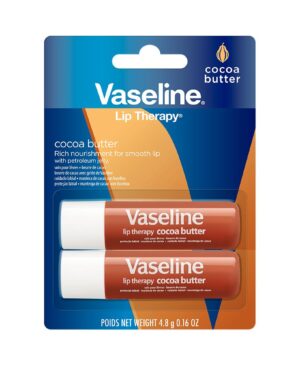 Vaseline Lip Therapy Cocoa Butter Twin Pack