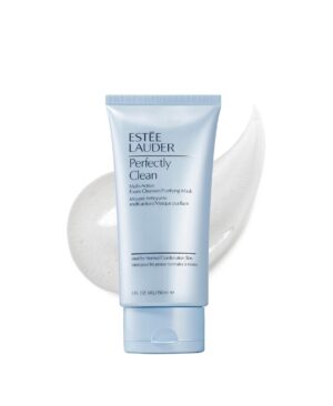 Estée Lauder Perfectly Clean Multi-Action Cream Face Wash Cleanser/Moisture Mask | Ideal for Dry Skin, 5 Ounce